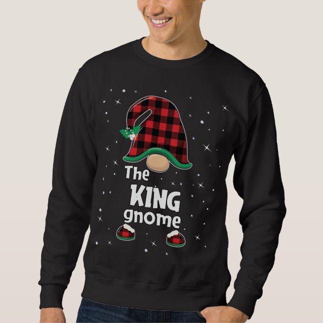 Sudadera Navidades de juego de búfalo King Gnome Pajama (Anverso)