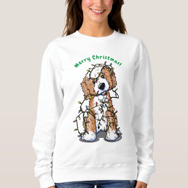 Sudadera Navidades de KiniArt DoodleMoji Sweatshirt (Anverso)