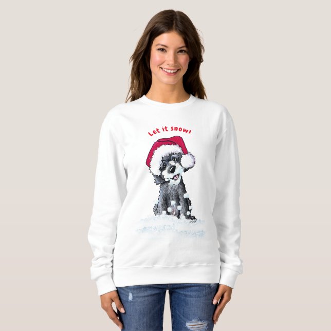 Sudadera Navidades de KiniArt DoodleMoji Sweatshirt (Anverso completo)