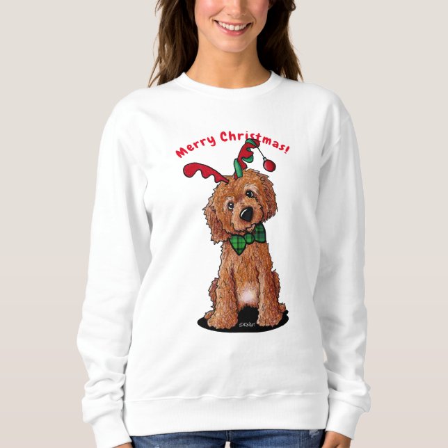 Sudadera Navidades de KiniArt DoodleMoji Sweatshirt (Anverso)