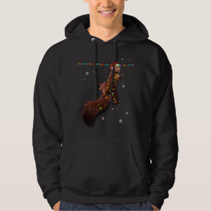 Sudadera Navidades de la ardilla de Santa Clara iluminan di