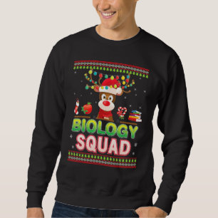 Sudadera Navidades de la brigada de biología reno estudiant