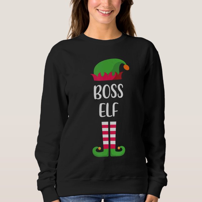 Sudadera Navidades de la familia Boss Elf Matanzas de Navid (Anverso)