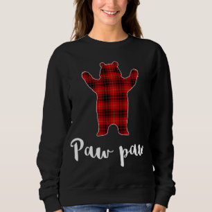 Sudadera Navidades de la familia de las hojas de pata rojas