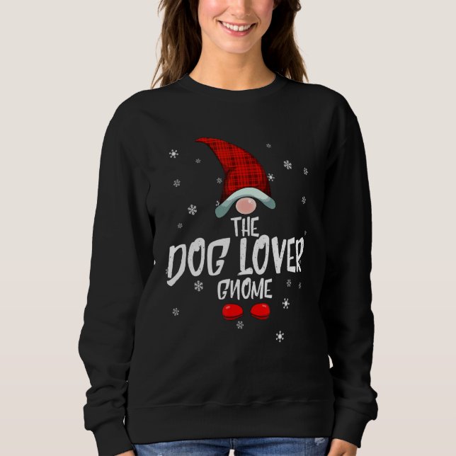 Sudadera Navidades de la familia Dog Gnome Pajama Dog Gnome (Anverso)