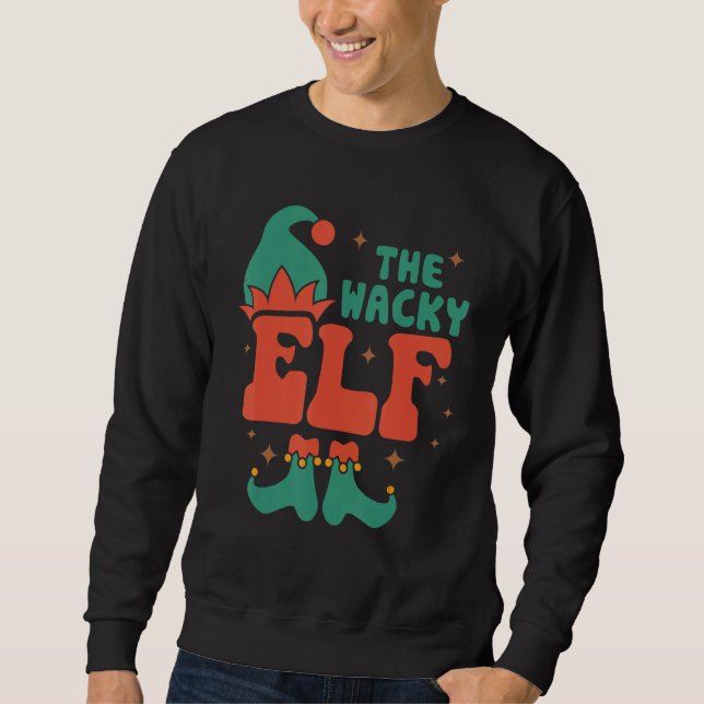 Sudadera Navidades De La Familia Elf Wacky Que Coinciden Co (Anverso)