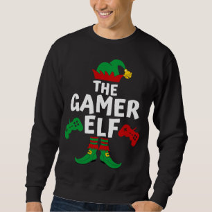 Sudadera Navidades de la familia Gamer Elf que coincidan co