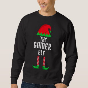 Sudadera Navidades de la familia Gamer Elf que juegan con r