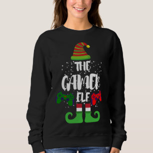 Sudadera Navidades de la familia Gamer Elf Video Gamer niño