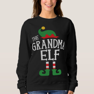 Sudadera Navidades de la familia Grandma Elf coincidiendo c