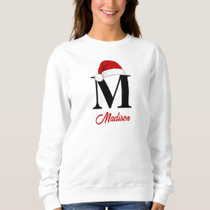 Sudadera Navidades de la familia Monograma de Santa Hat Per
