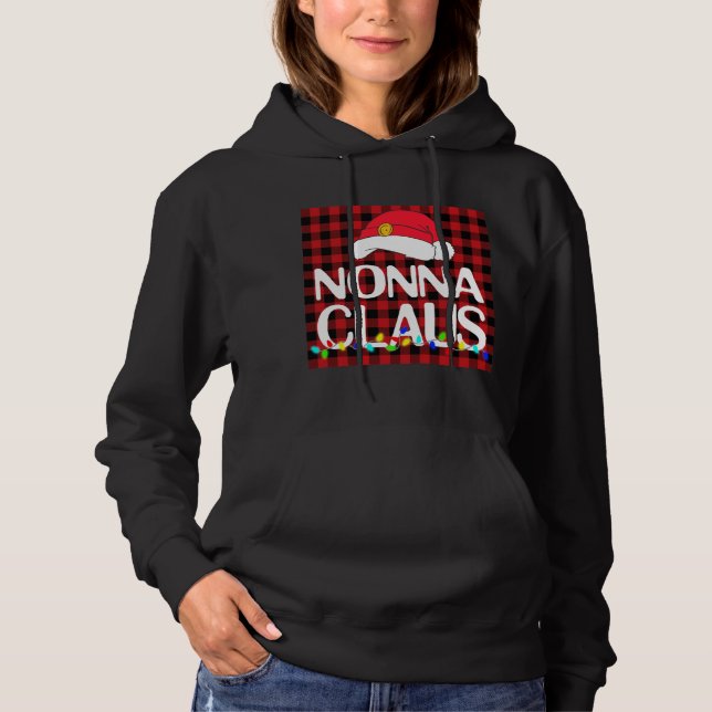 Sudadera Navidades de la familia Santa Nonna Claus (Anverso)