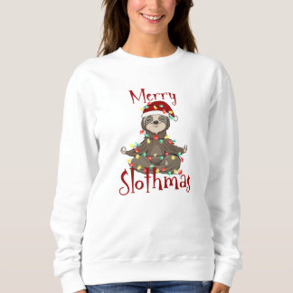 Sudadera Navidades de la Festividad de Merry Slothmas