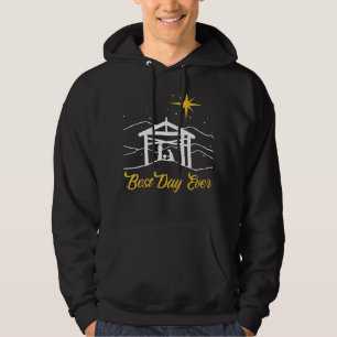 Sudadera Navidades de la historia verdadera regalo de Jesús