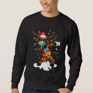 Sudadera Navidades de la máscara de reno de Dabbing