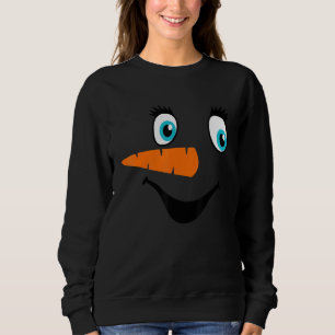 Sudadera Navidades de la nariz de garrapata de muñeco de ni