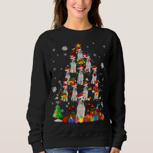 Sudadera Navidades de la Rat Terrier de Navidad Lov de Sant