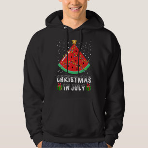 Sudadera Navidades De La sandía En Julio Vaca De Verano De 