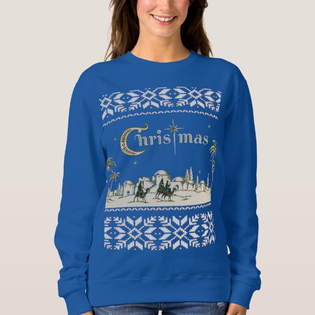 Sudadera Navidades de la Santa Noche Religiosa de Jerusalén (Anverso)