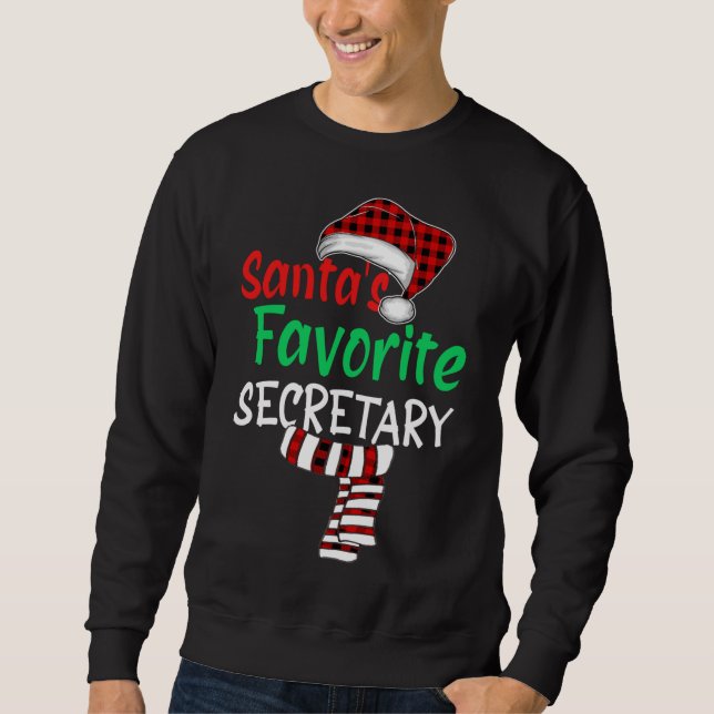 Sudadera Navidades de la Secretaría Favorita de Santa Cruz (Anverso)