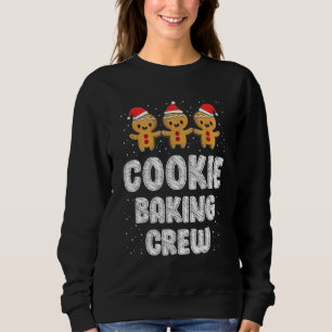 Sudadera Navidades de la tripulación de galleta con pan de 