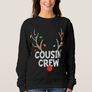 Sudadera Navidades de la tripulación de un primo de reno Pa