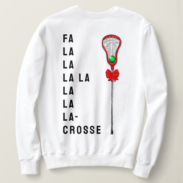 Sudadera Navidades de Lacrosse (Reverso del diseño)
