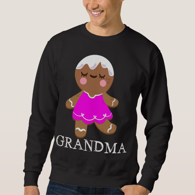 Sudadera Navidades de las Abuelas de Gingerbread coincidien (Anverso)