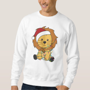 Sudadera Navidades de leones niegan a los animales de invie