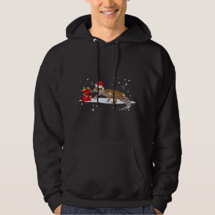 Sudadera Navidades de Leopard Gecko Santa Amantes de las Lu