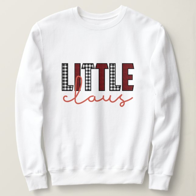 Sudadera Navidades de Little Claus (Anverso del diseño)