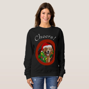 Sudadera ¡Navidades de los Golden Retriever alentar!