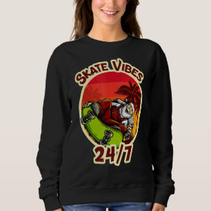 Sudadera Navidades de los Vibes de Skate Retro Vintage Sant