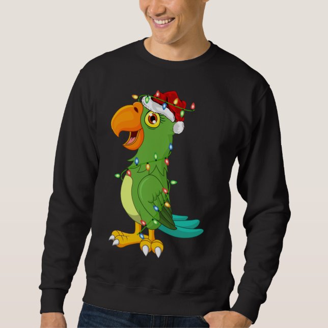 Sudadera Navidades de Macaw Bird Lover Xmas (Anverso)