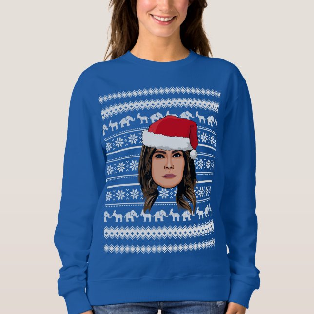 Sudadera NAVIDADES de MELANIA TRUMP (Anverso)
