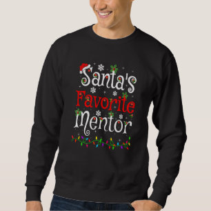 Sudadera Navidades de mentores favoritos de Santa Lughting