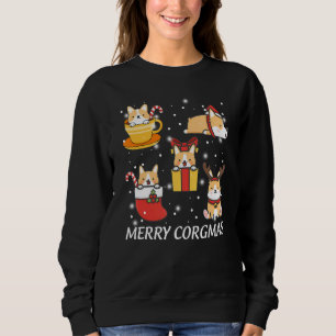 Sudadera Navidades de Merry Corgmas Santa Corgi Cute Perro