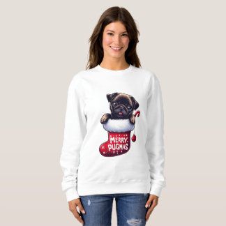 Sudadera Navidades de "Merry Pugmas"