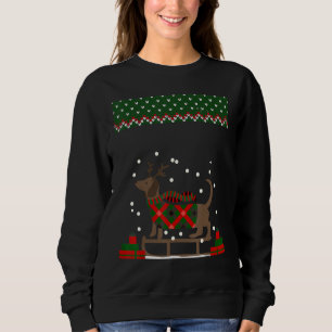 Sudadera Navidades de Merry Weiner Funny Dachshund Perro Ch