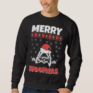 Sudadera Navidades de Merry Woofmas Poodle