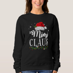 Sudadera Navidades de Mimi Claus Familia Pajama Matando Nav