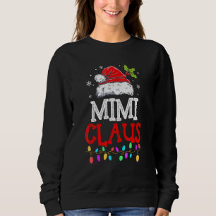 Sudadera Navidades de Mimi Claus Familia Pajama Matando Nav