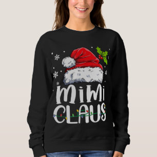 Sudadera Navidades de Mimi Claus Familia Pajama Matando Nav
