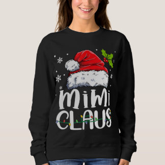 Sudadera Navidades de Mimi Claus Familia Pajama Matando Nav