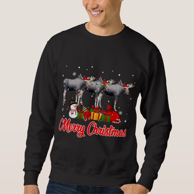 Sudadera Navidades de Moose Pajama Divertidas navidades alu (Anverso)