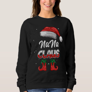 Sudadera Navidades de Nana Claus Familia Pajama Matando Nav