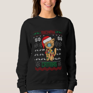Sudadera Navidades de navidad adornan máscara de cara de ga