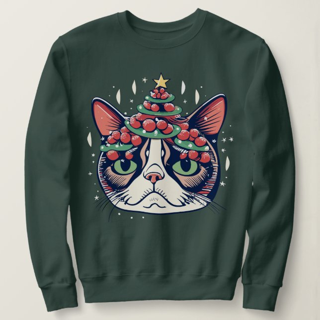 Sudadera Navidades de navidad con pijamas graciosos (Anverso del diseño)