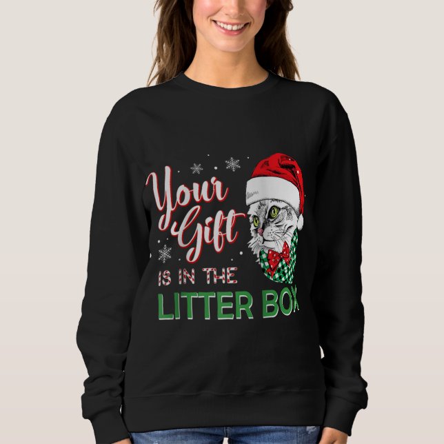 Sudadera Navidades De Navidad Tee Tu Regalo Está En La Litr (Anverso)