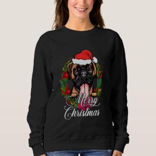 Sudadera Navidades de Nieve divertida para perros boxeadore